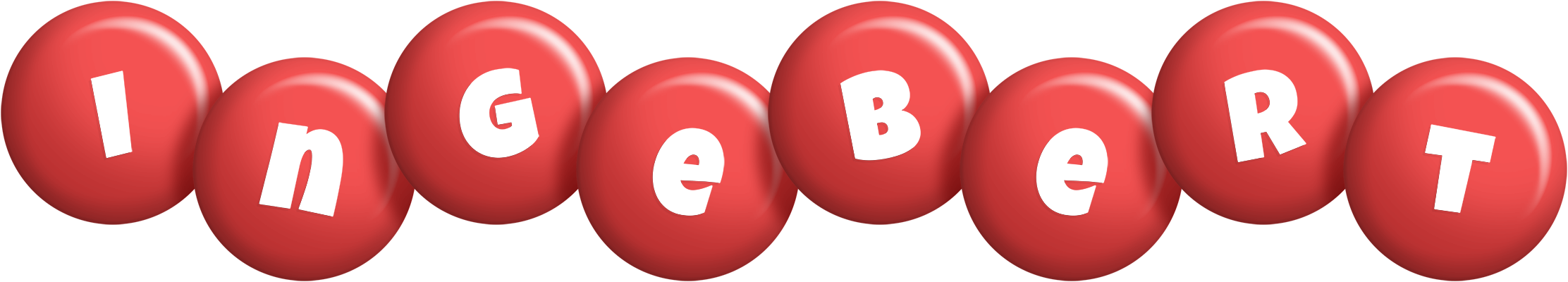 Ingebert candy-red logo