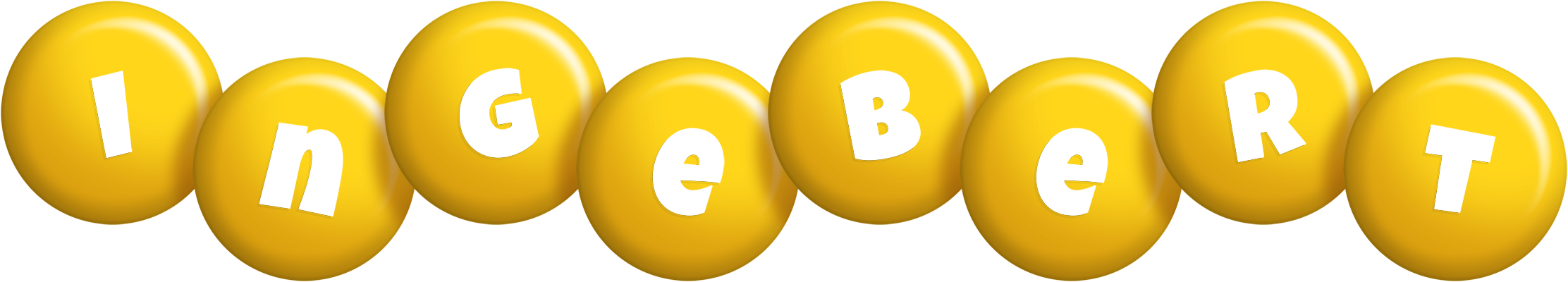 Ingebert candy-yellow logo