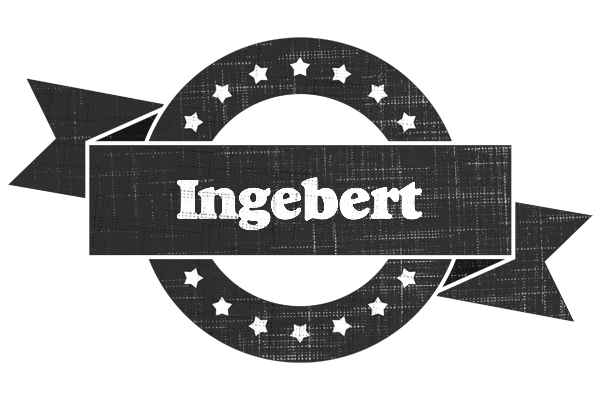 Ingebert grunge logo