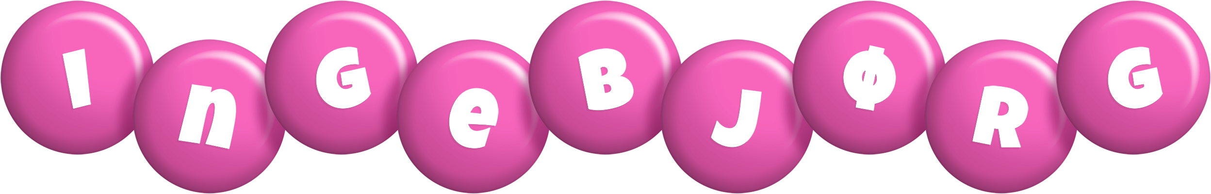 Ingebjørg candy-pink logo