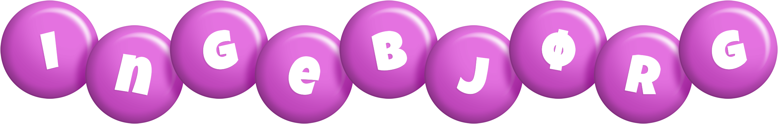 Ingebjørg candy-purple logo