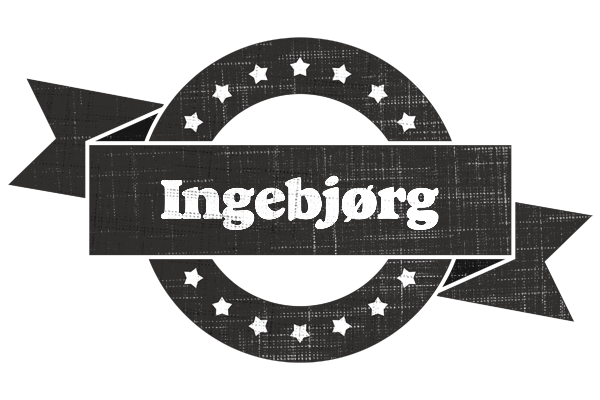 Ingebjørg grunge logo