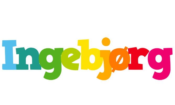 Ingebjørg rainbows logo