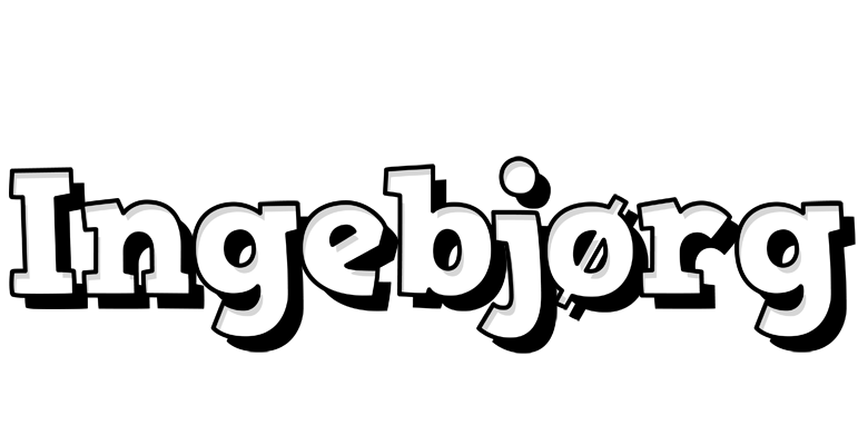 Ingebjørg snowing logo