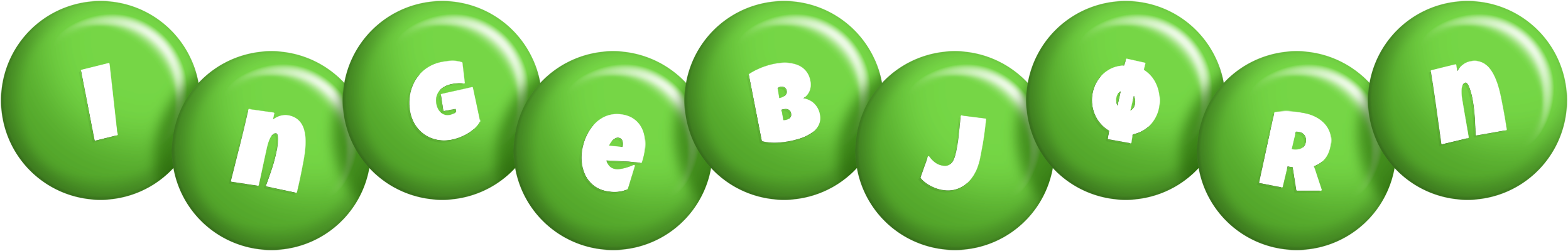 Ingebjørn candy-green logo