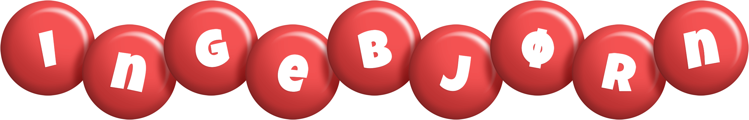Ingebjørn candy-red logo