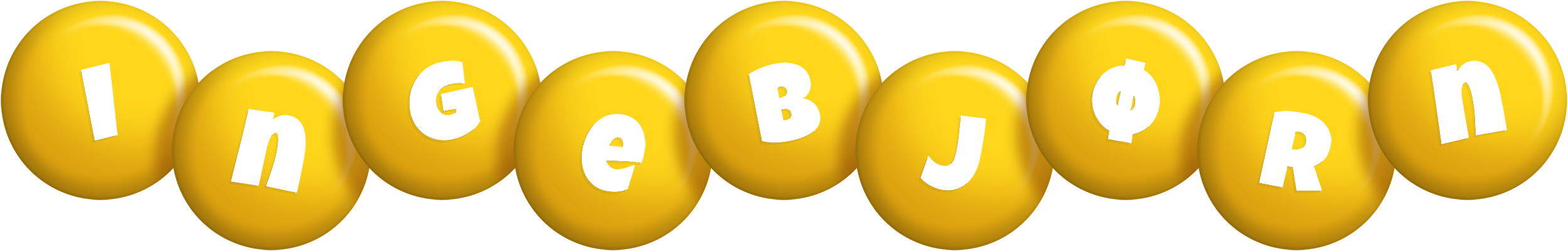 Ingebjørn candy-yellow logo