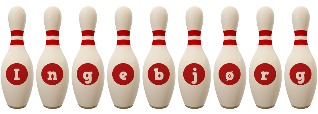 Ingebjørg bowling-pin logo