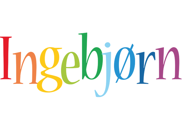Ingebjørn birthday logo