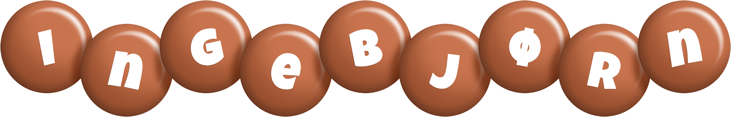 Ingebjørn candy-brown logo