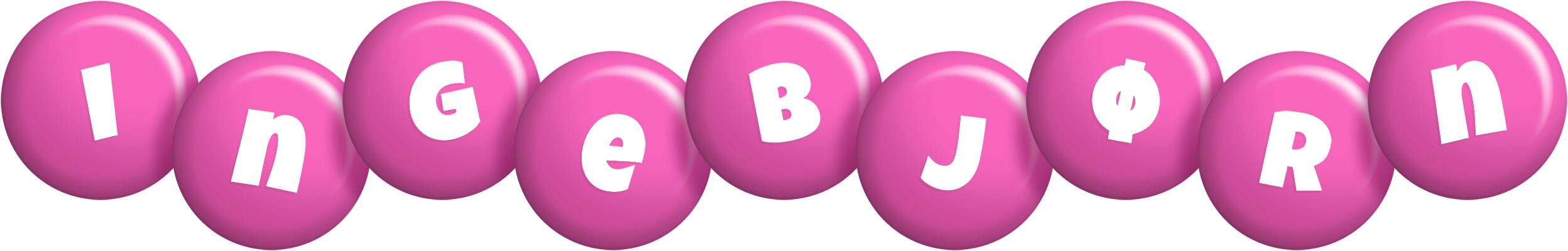 Ingebjørn candy-pink logo