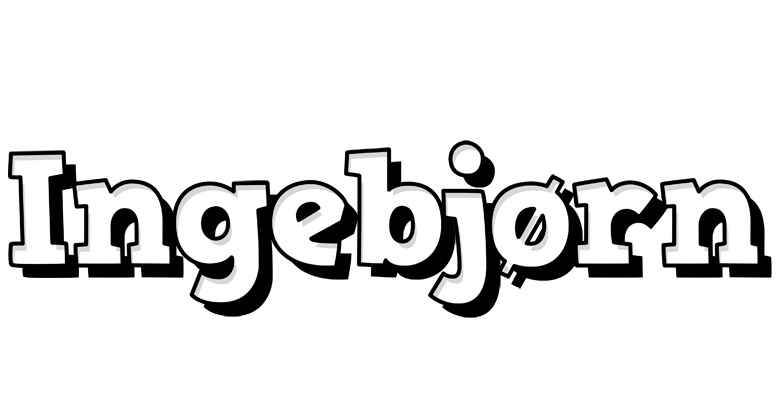 Ingebjørn snowing logo