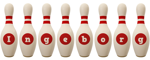 Ingeborg bowling-pin logo