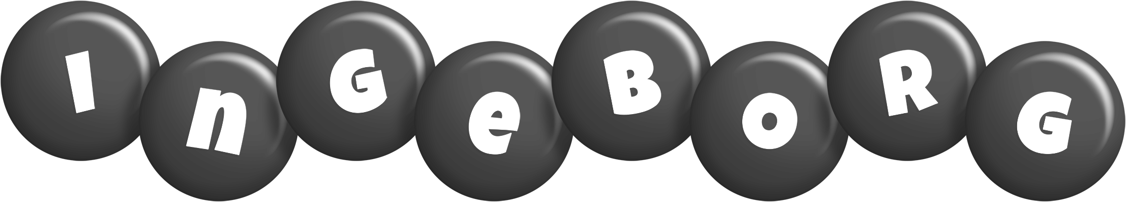 Ingeborg candy-black logo