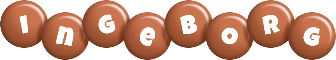 Ingeborg candy-brown logo