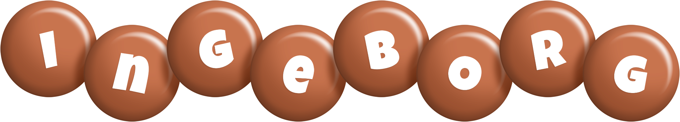 Ingeborg candy-brown logo