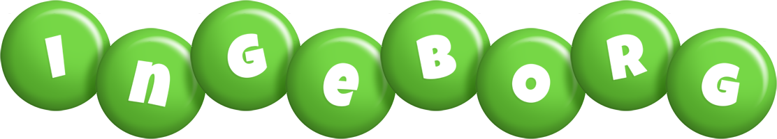 Ingeborg candy-green logo