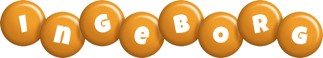 Ingeborg candy-orange logo