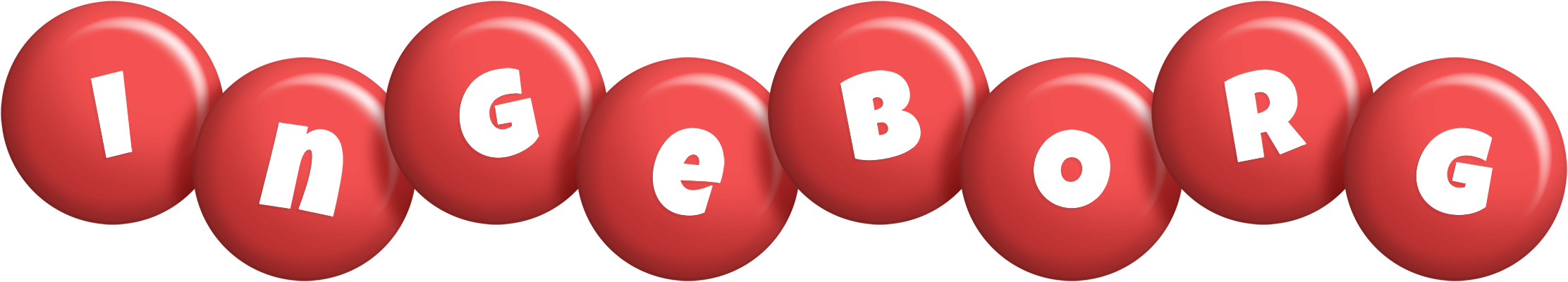 Ingeborg candy-red logo