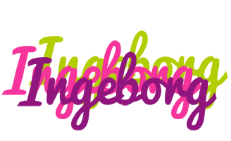 Ingeborg flowers logo