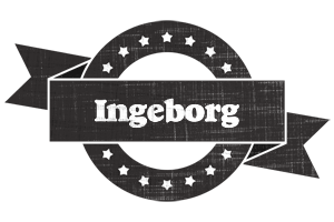 Ingeborg grunge logo