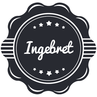 Ingebret badge logo