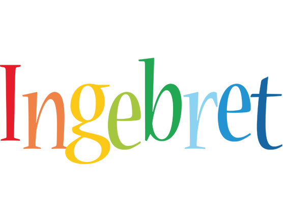 Ingebret birthday logo