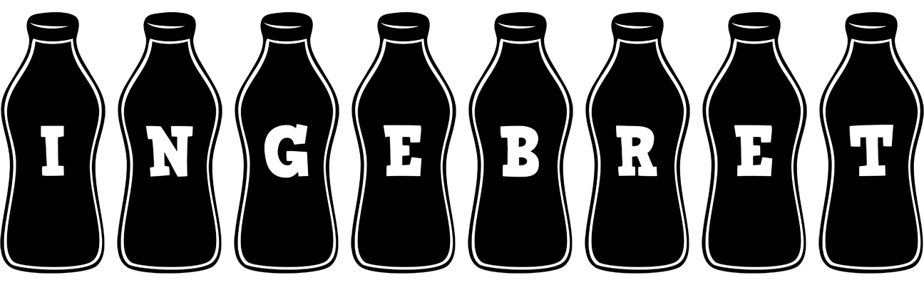 Ingebret bottle logo