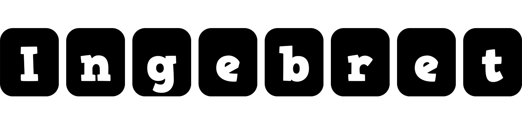 Ingebret box logo
