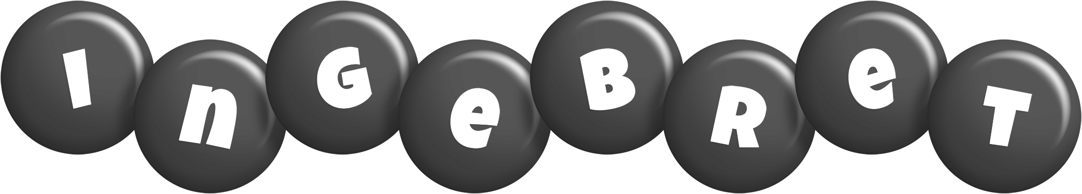 Ingebret candy-black logo