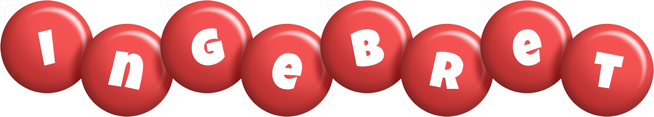 Ingebret candy-red logo