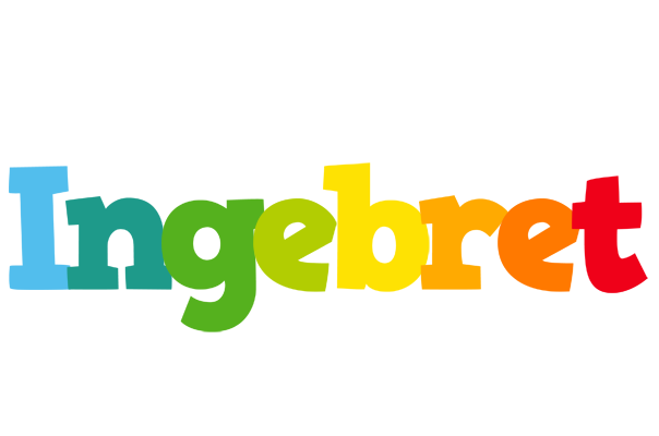 Ingebret rainbows logo