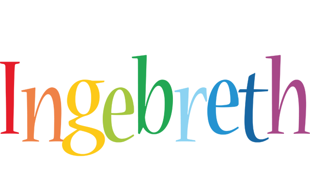 Ingebreth birthday logo