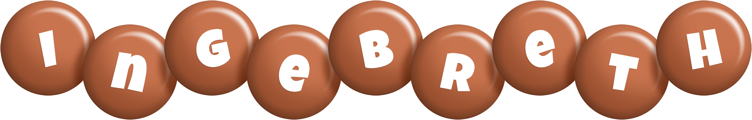 Ingebreth candy-brown logo
