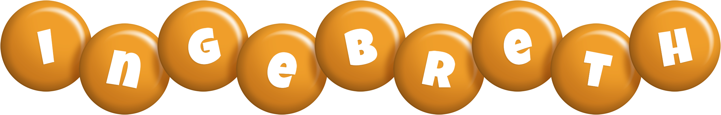 Ingebreth candy-orange logo