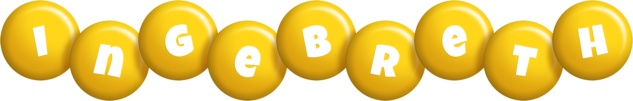 Ingebreth candy-yellow logo