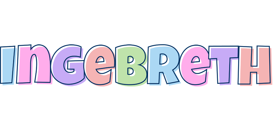 Ingebreth pastel logo