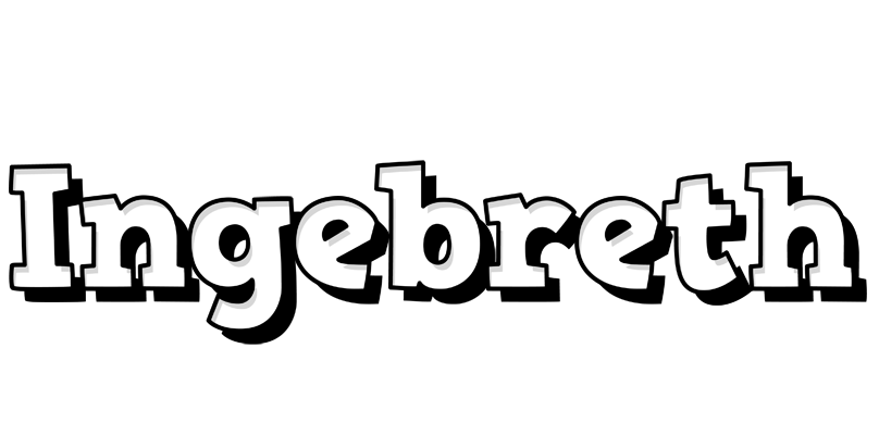 Ingebreth snowing logo