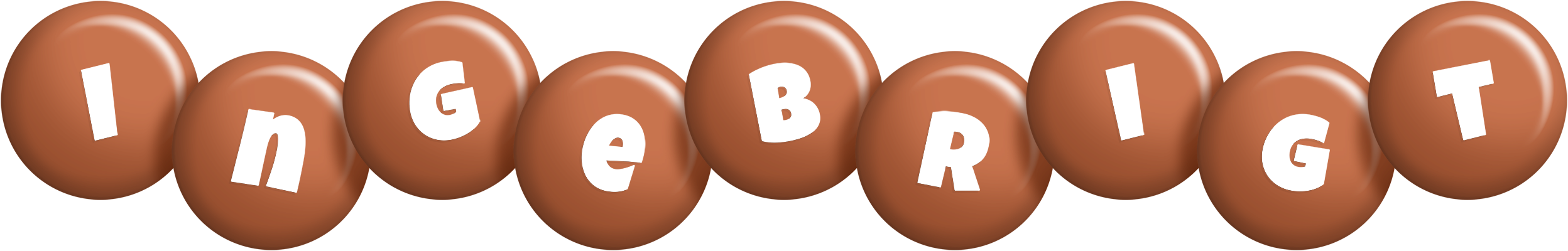 Ingebrigt candy-brown logo