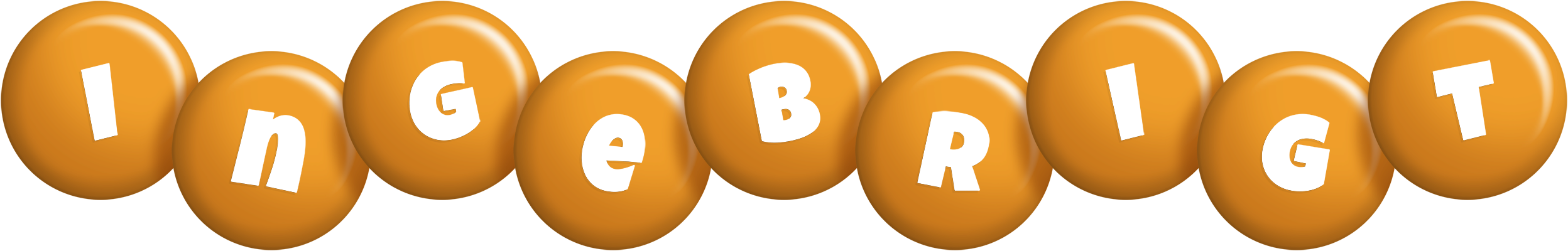 Ingebrigt candy-orange logo