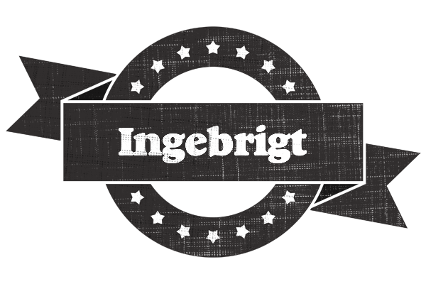 Ingebrigt grunge logo