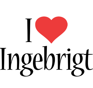 Ingebrigt i-love logo
