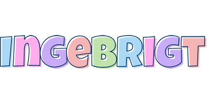 Ingebrigt pastel logo