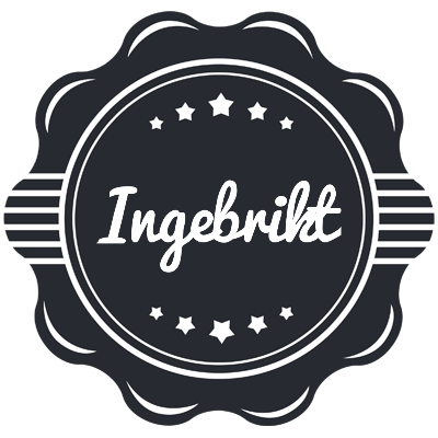 Ingebrikt badge logo