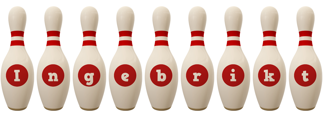 Ingebrikt bowling-pin logo