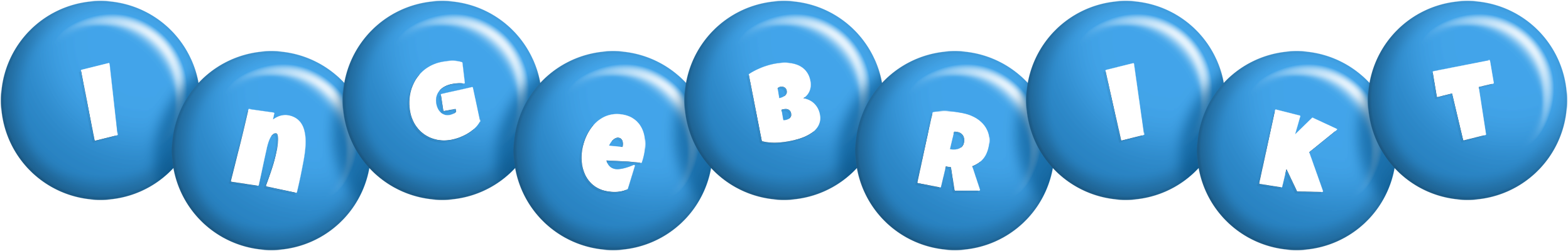 Ingebrikt candy-blue logo