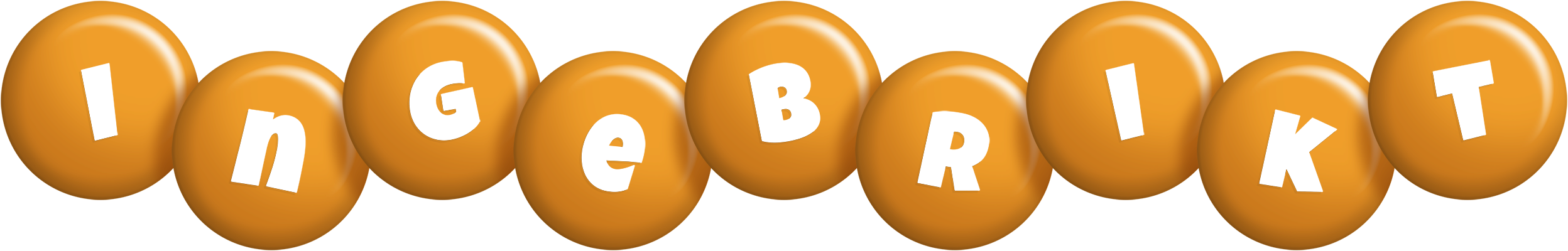 Ingebrikt candy-orange logo