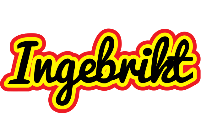 Ingebrikt flaming logo