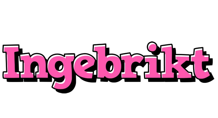Ingebrikt girlish logo