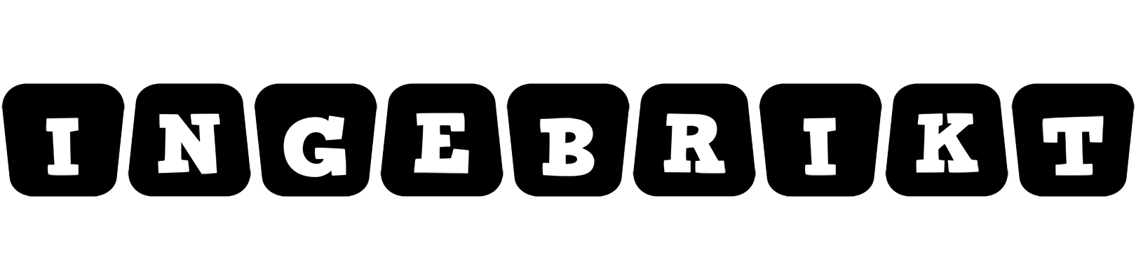 Ingebrikt racing logo